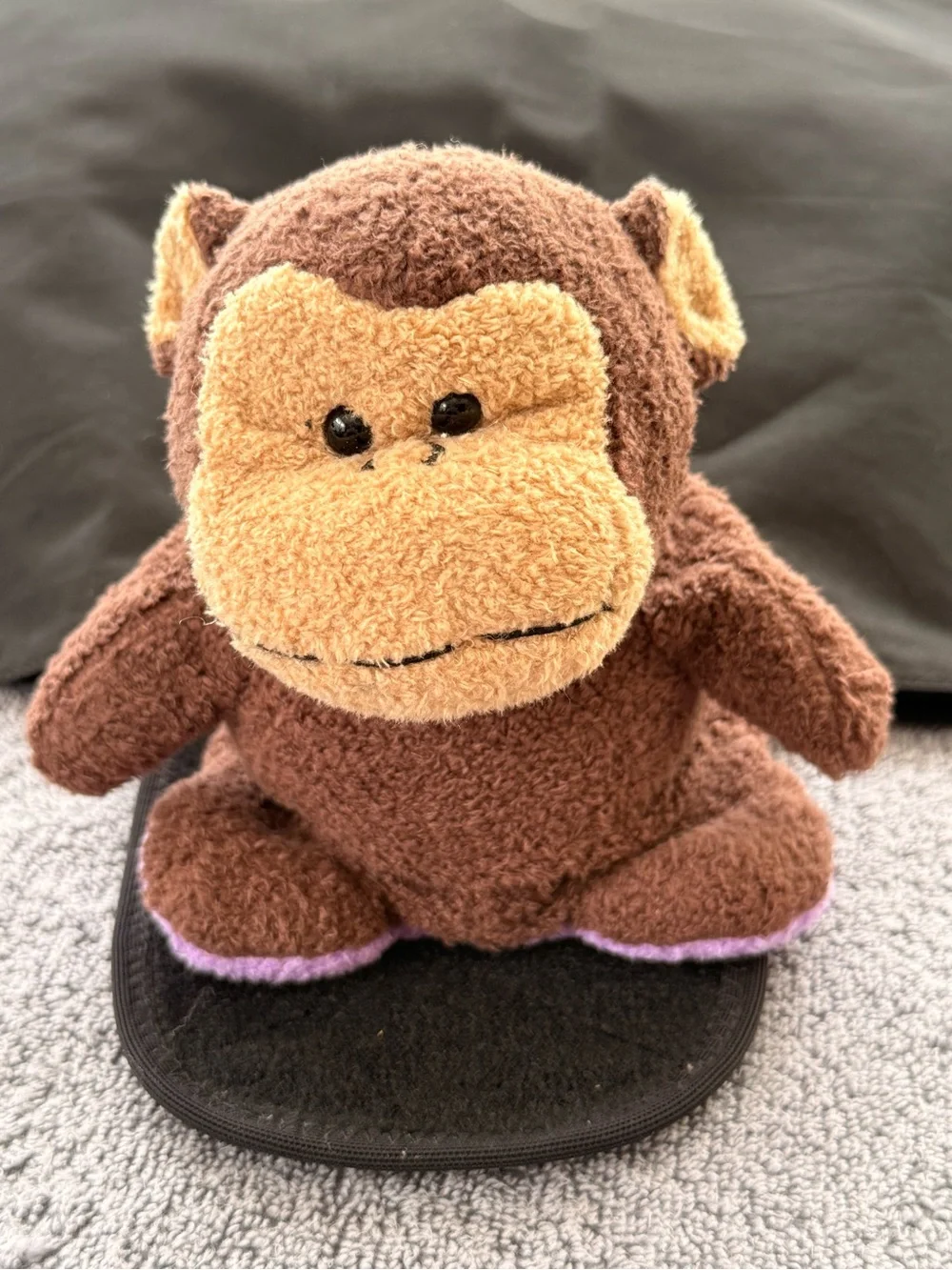 Reversible Monkey /Hippo Plush Pair Pals